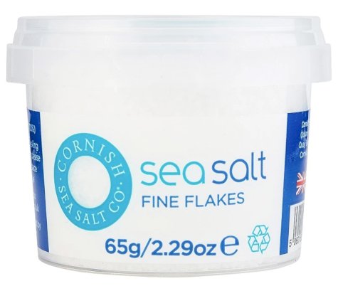 Cornish Sea Salt Fine Flakes | Shaker re-fill pot