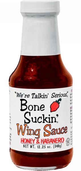 Bone Suckin'® Wing Sauce, Honey & Habanero, 12.25 oz