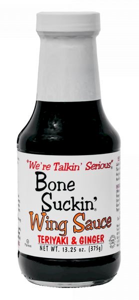 Bone Suckin'® Wing Sauce, Teriyaki & Ginger 13.25 oz., Jar