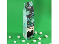 Dark Mint Crisp Hot Chocolate Stirrer With Marshmallows