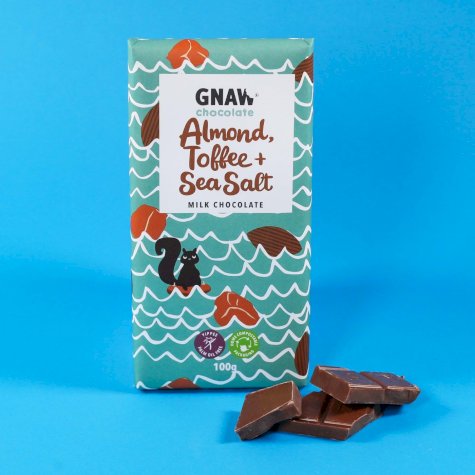 Almond, Toffee & Sea Salt Milk Chocolate