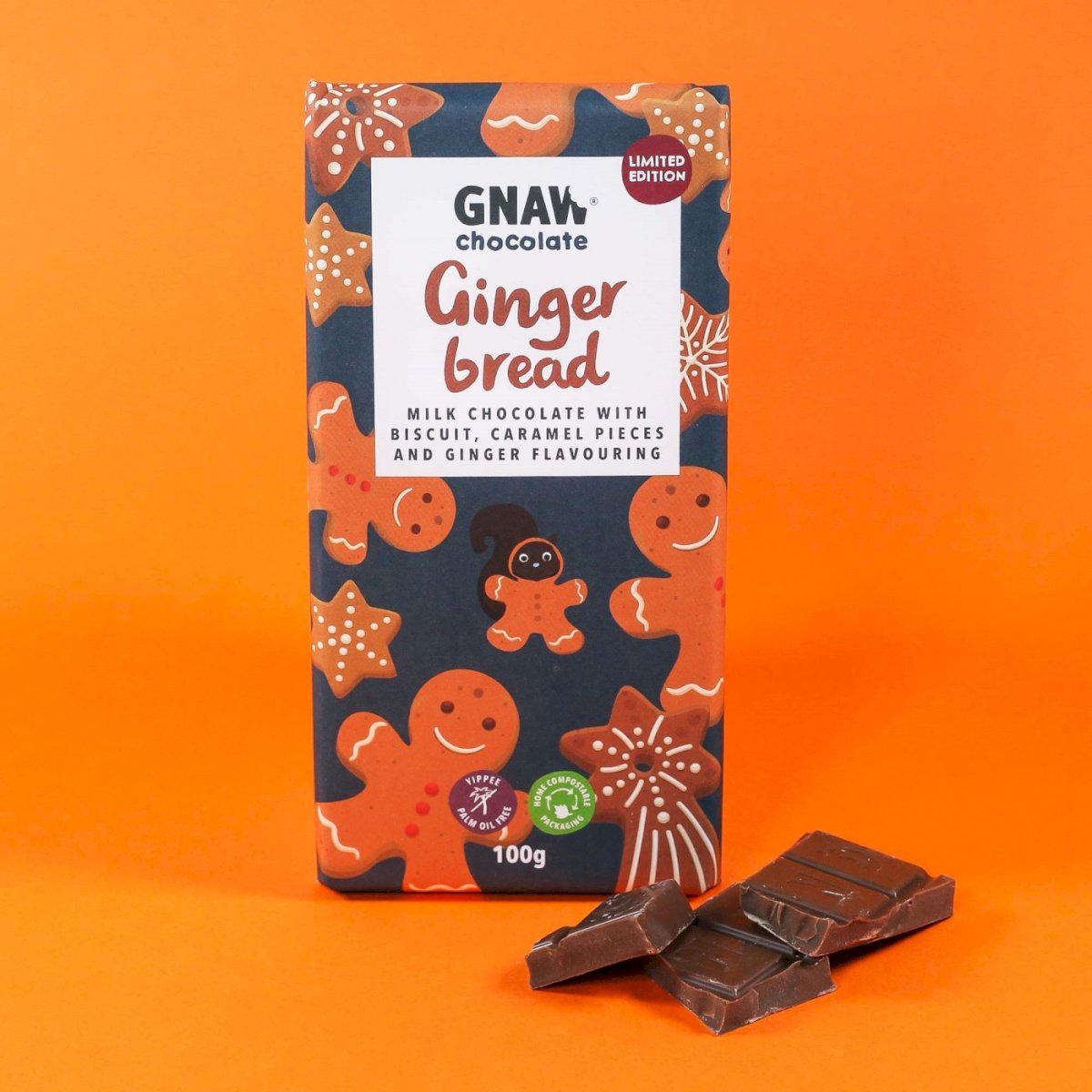 Gingerbread Milk Chocolate Bar