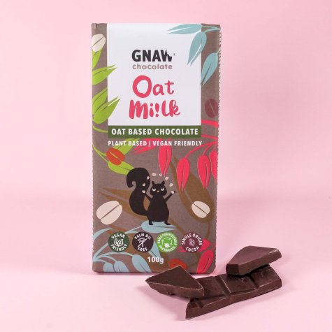 Oat Mi!lk Chocolate Bar • Vegan