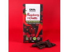 Raspberry & Chilli Oat Mi!lk Chocolate Bar • Vegan