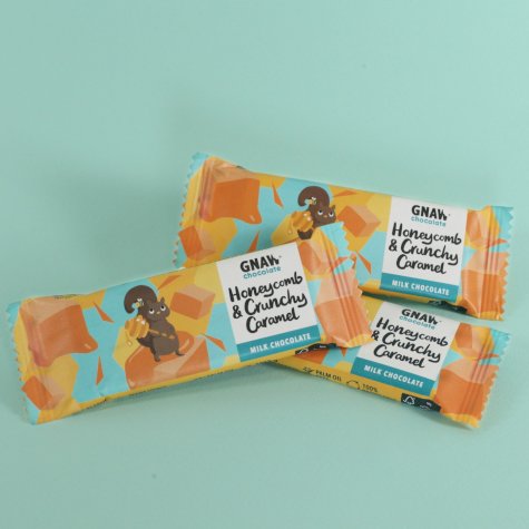 Honeycomb & Crunchy Caramel Chocolate Bar