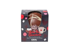 Milk “Love You Chocolots” Hot Chocolate Bombe with Marshmallows