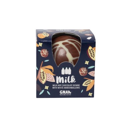 Milk Hot Chocolate Bombe with Marshmallows