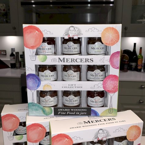 Mercers 9 Mini Jar Savoury (Chutneys) Gift Set