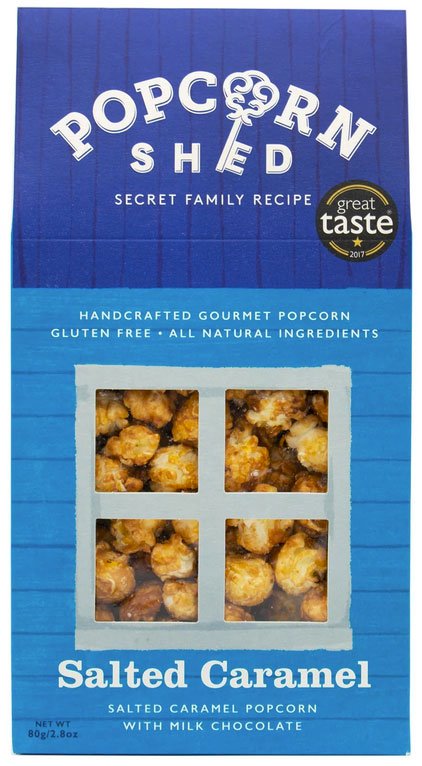 Salted Caramel Gourmet Popcorn Shed