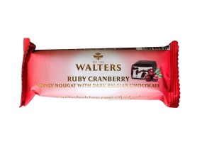 Walters Cranberry Honey Hvid Nougat - Dark Chocolate