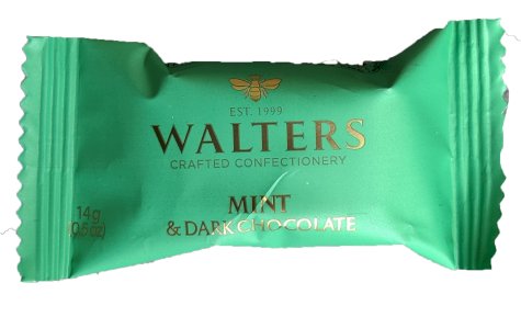 Walters Dark chocolate & Mint nougat bon bon