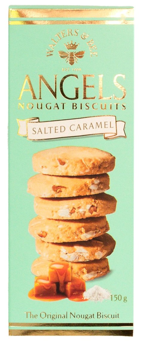 Walters Angels Salted Caramel Hvid Nougat Biscuits, Sydafrika