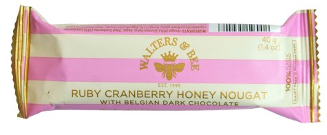 Walters Cranberry Honey Hvid Nougat - Dark Chocolate
