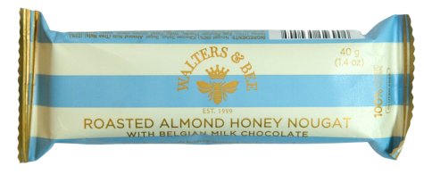 Walters Roasted Almond Honey Hvid Nougat - Milk Chocolate
