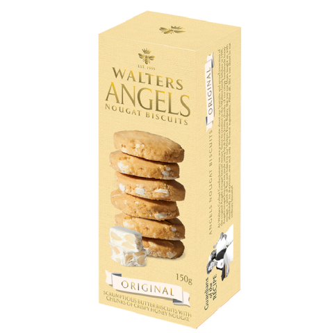 Walters Angels Original Hvid Nougat Biscuits, Sydafrika